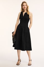 Sleeveless Paneled Midi Dress by Ellen Tracy