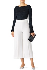 Navy Bella Sweater by Milly