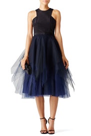 Blue Machi Dress by nha khanh