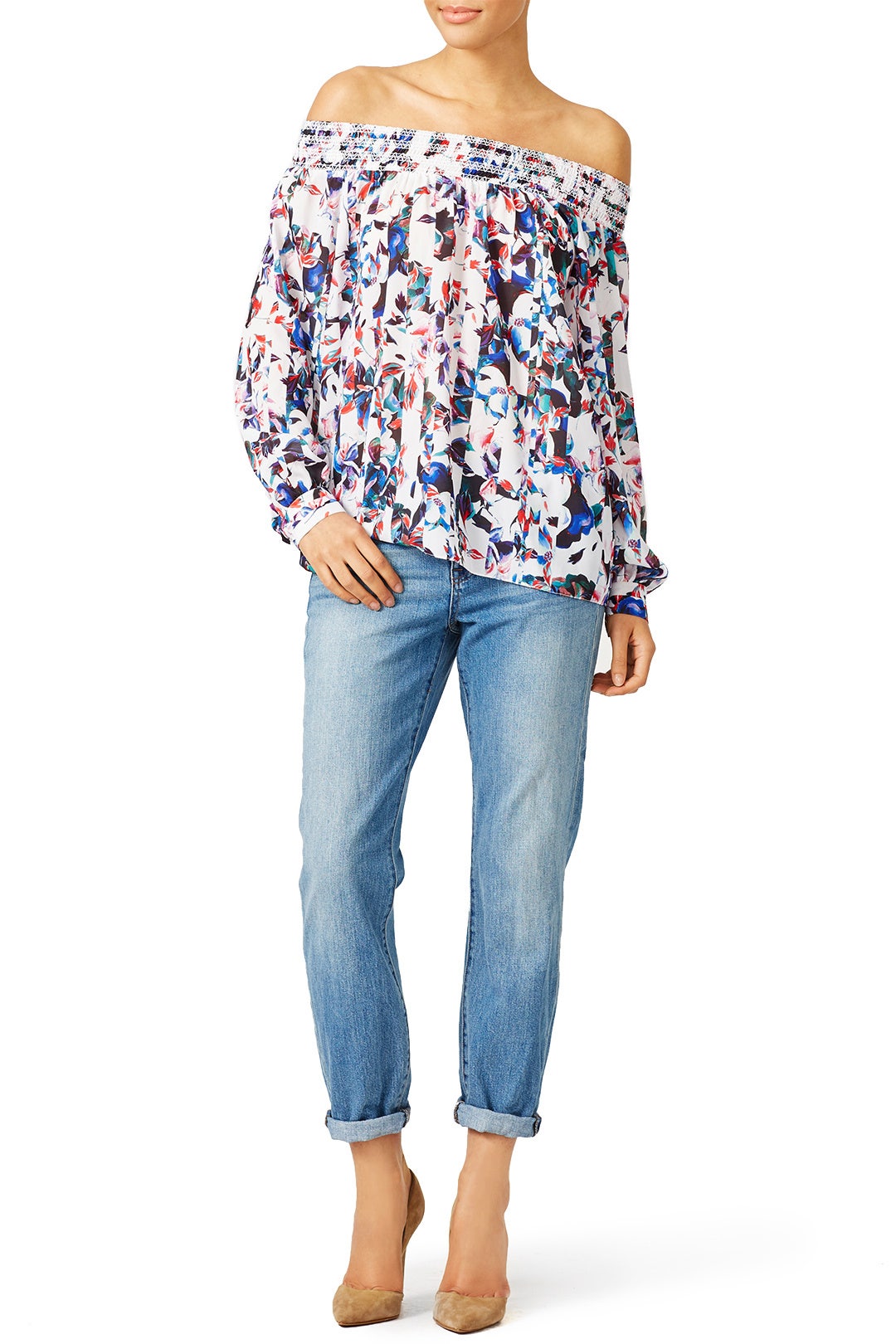 Graphic Bouquet Top by SACHIN BABI 0