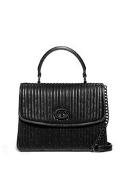 Black Parker Top Handle Bag by Coach Handbags