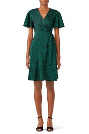Flutter Wrap Dress by Diane von Furstenberg