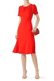 Orange Rose Dress by Diane von Furstenberg