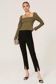 Bustier Long Sleeve Top by Hutch