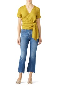 Wrap Front Crop Top by J.O.A.