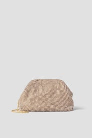 Doreen Gold Diamanté Frame Pouch by Loeffler Randall