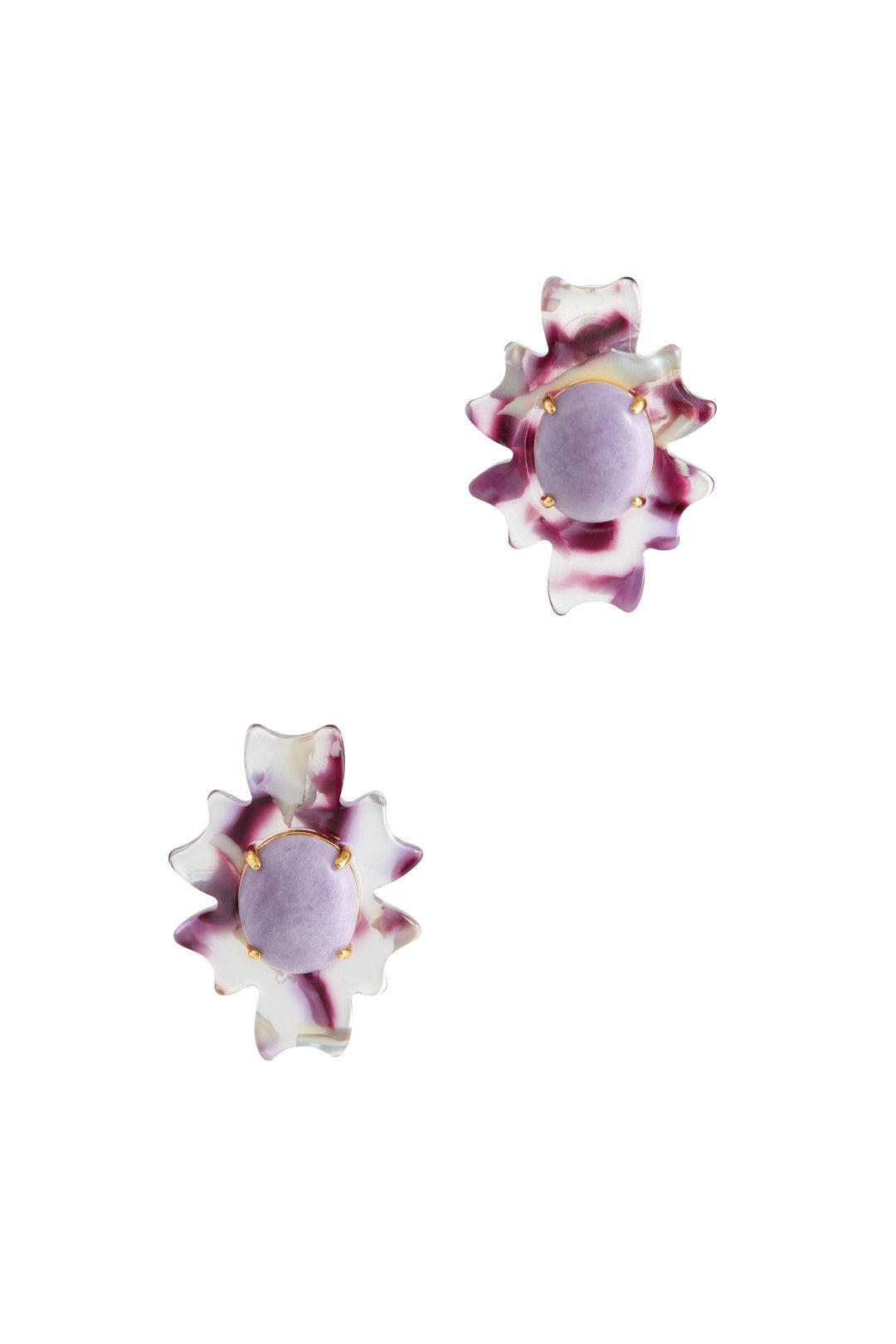 Sante Fe Stone Button Earrings by Lele Sadoughi