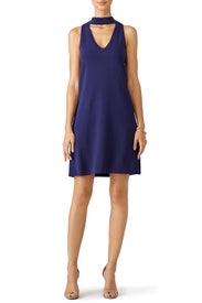 Blue Italian Structured Shift by Milly