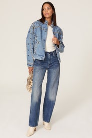 Jackie Denim Jacket by Sandro