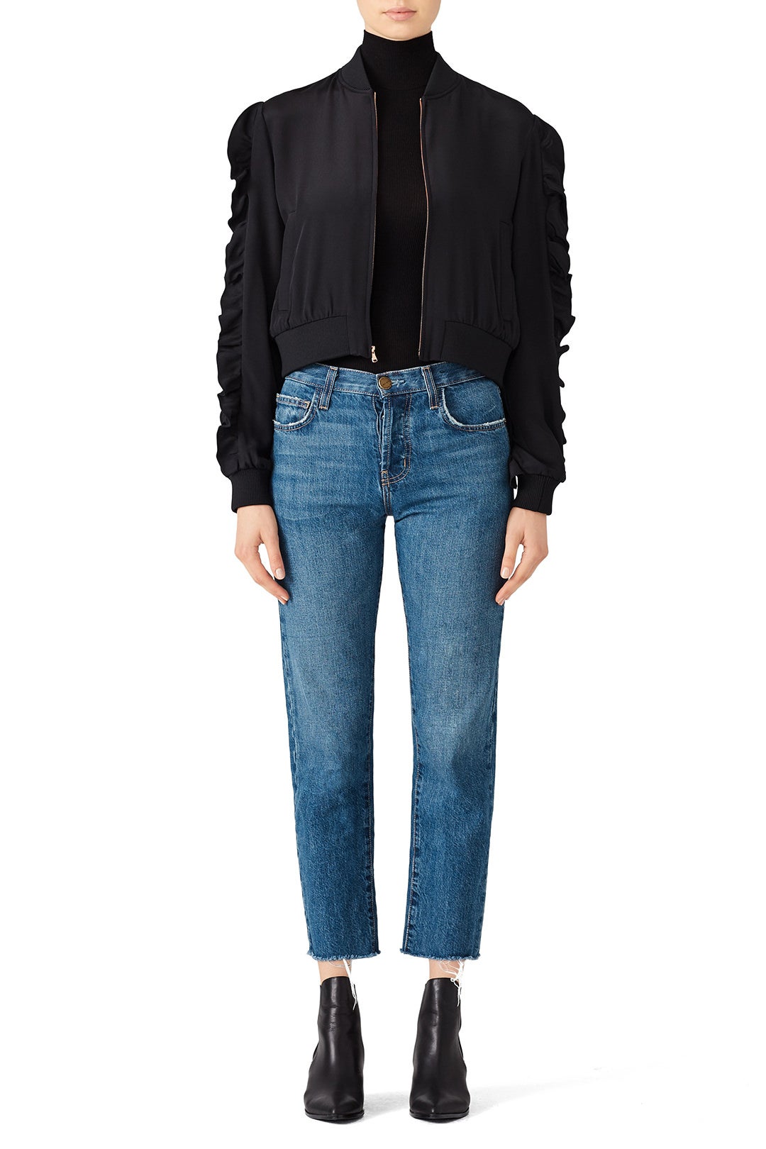 Ruffle Bomber by Tibi 0