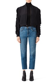 Ruffle Bomber by Tibi