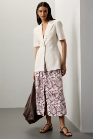 Recycled Nylon Batik Skirt by Tibi