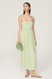 Green Midi Dress by VINCE.
