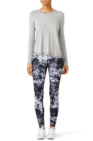 Palm Shadow Captain Ankle Leggings by ALALA