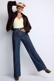 Frida High Rise Wide Leg Jeans by AMO