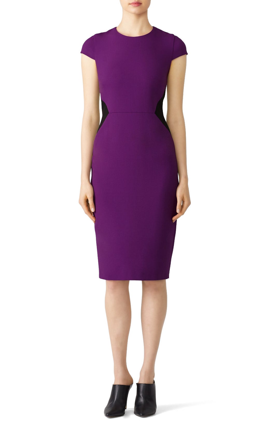 Purple Contrast Sheath by Donna Morgan 0