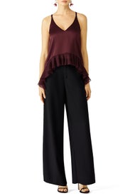 Maroon Manette Top by Elizabeth and James