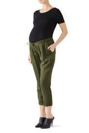 Tapered Maternity Ankle Pants by Ingrid & Isabel