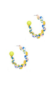 Squiggle Hoop Earrings by Lele Sadoughi