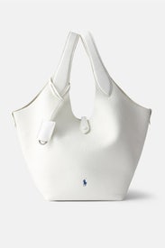 Shiny Medium Drum Tote by Polo Ralph Lauren Accessories