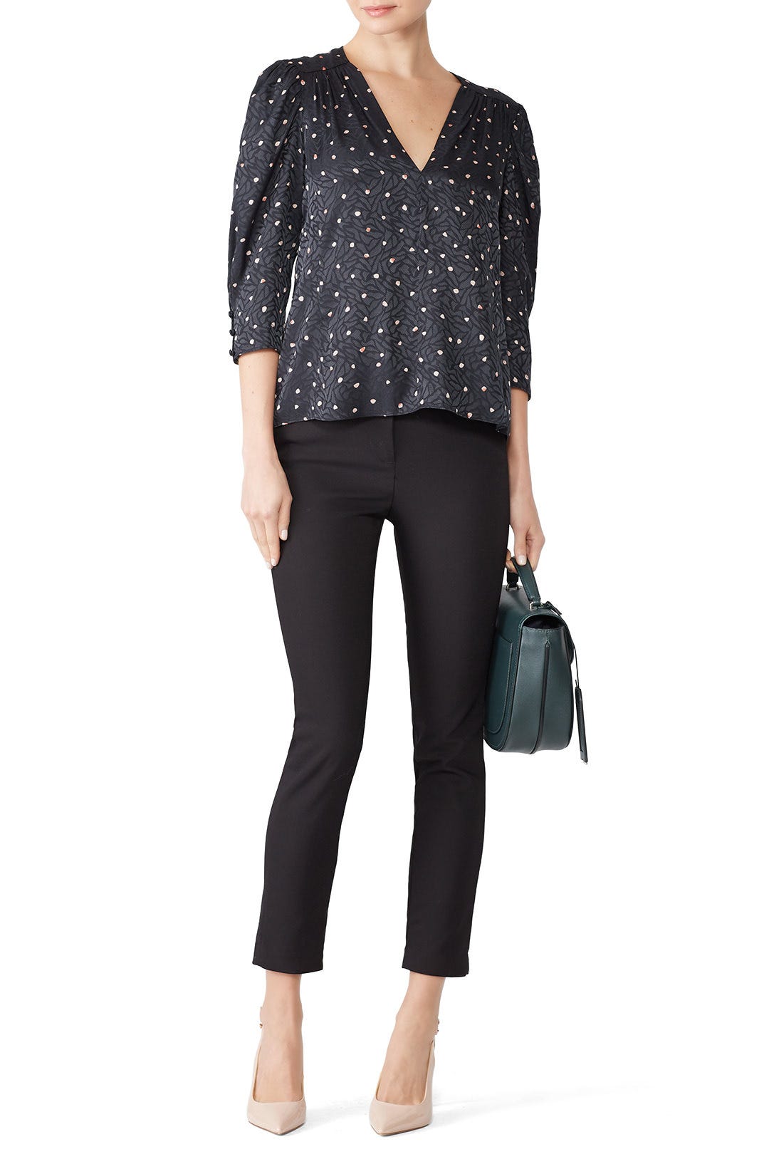 Painted Dot Top by Rebecca Taylor NYC 0
