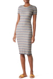 Striped T-Shirt Dress by Sundry