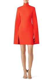 Orange Franklin Dress by Solace London