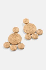 Raffia Deco Earrings by SIMONMILLER Accessories