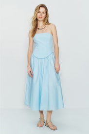 Corset Midi Dress by Toccin