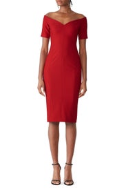 Crimson Birch Dress by Cinq à Sept