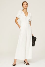 Texture Tie Back Jumpsuit by Club Monaco