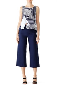 Navy Multi Stripe Top by J.O.A.