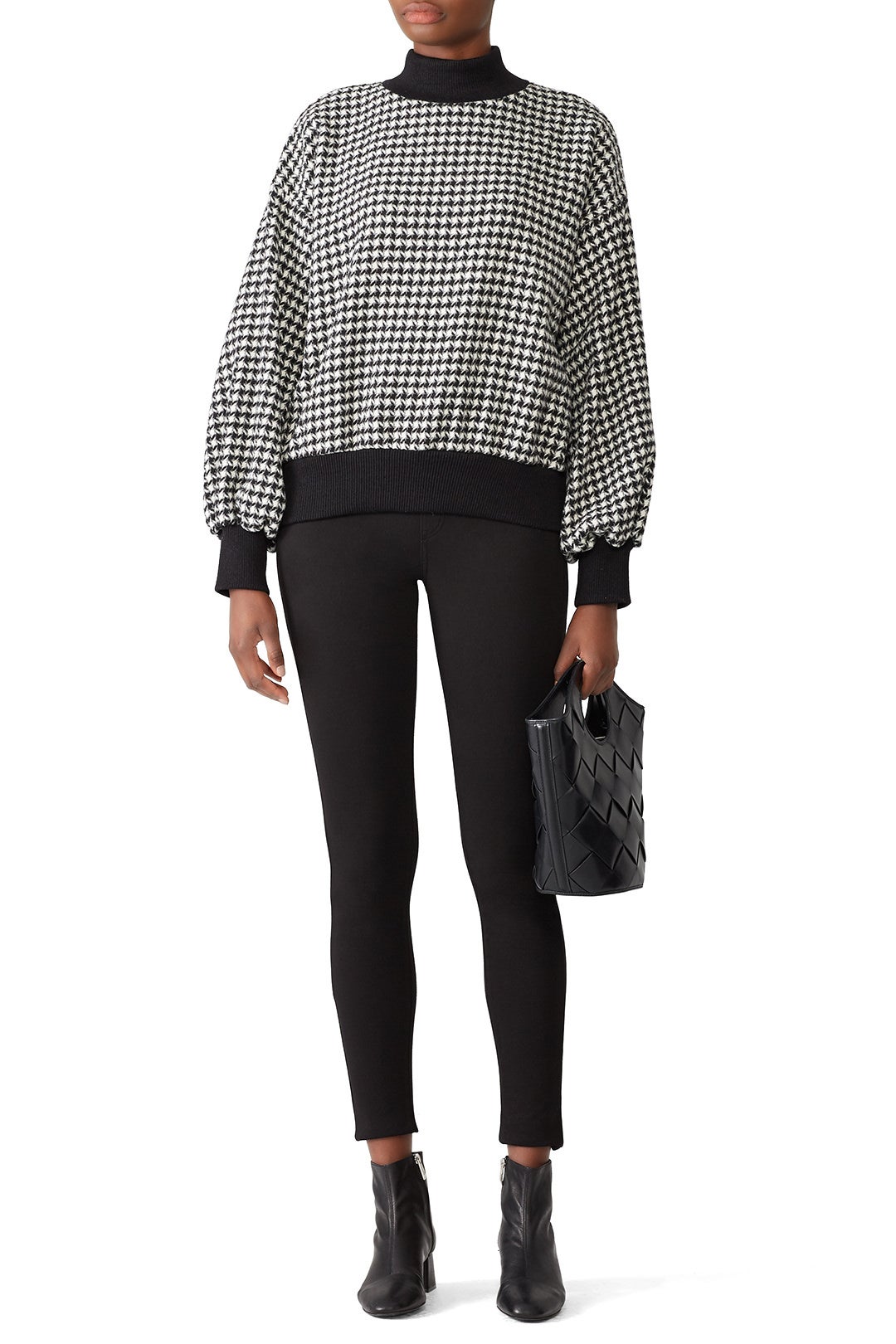 Houndstooth Sweatshirt by J.O.A. 0