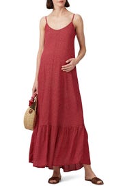 Mini Dot Cilla Maternity Maxi by Rachel Pally
