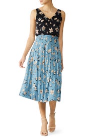Daniella Floral Jacquard Skirt by Rebecca Taylor NYC