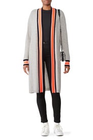 Striped Long Cardigan by Scotch & Soda