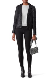 Onyx Vegan Leather Jacket by BLANKNYC