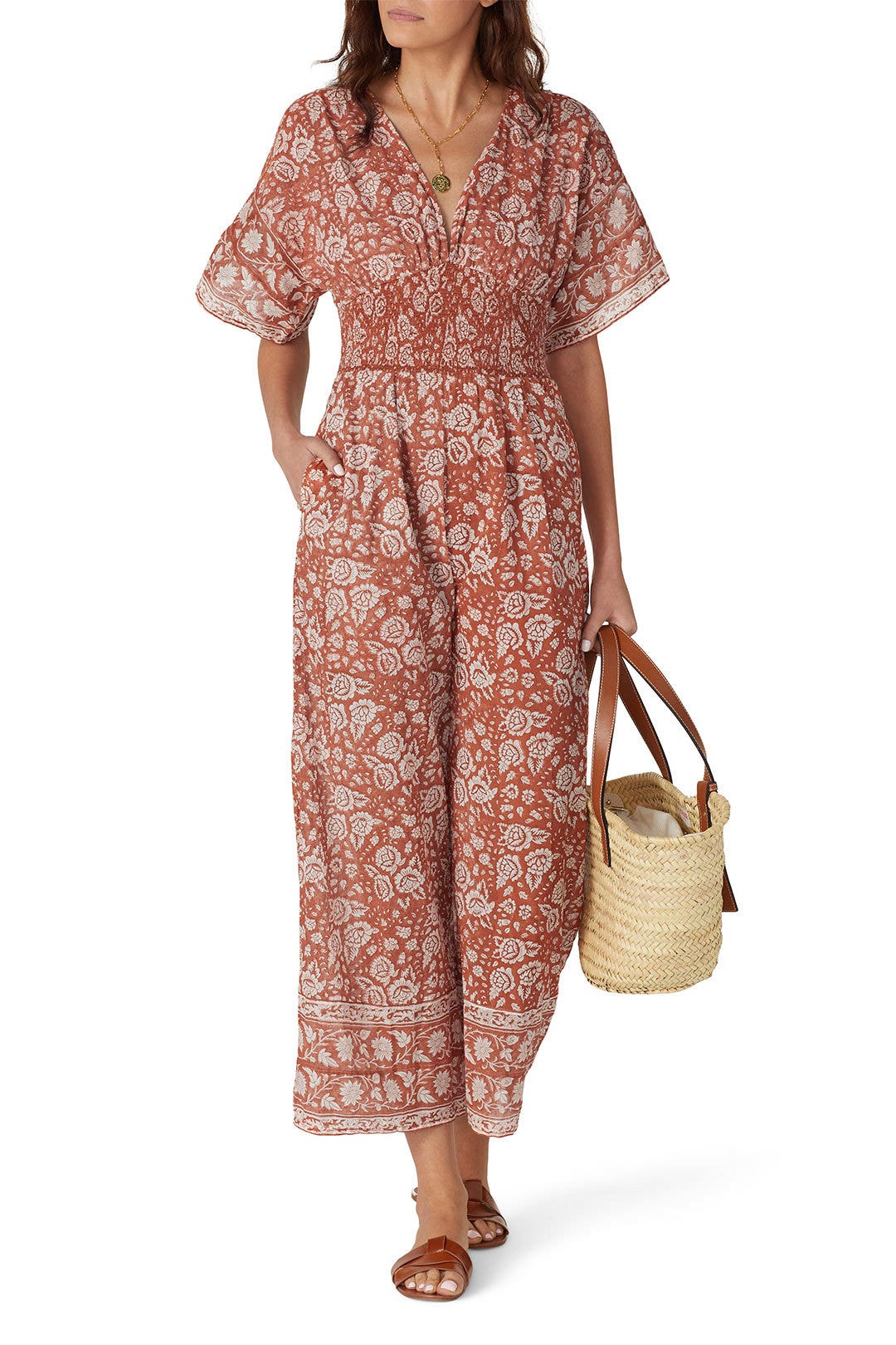 Printed Jess Jumpsuit by Cleobella 0