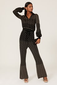 Verdi Flare Knit Pants by Diane von Furstenberg