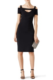 Black Jodi Sheath by Chiara Boni La Petite Robe