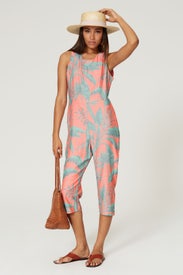 Red Oasis Jumpsuit by LoboRosa