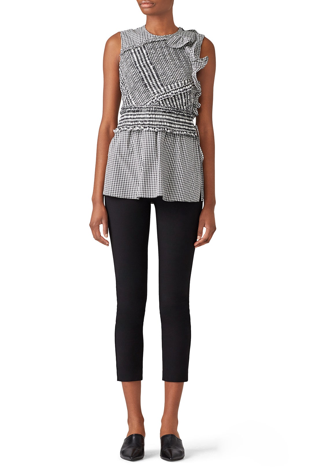 Gathered Gingham Top by 3.1 Phillip Lim 0