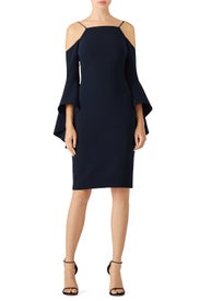 Midnight Flounce Dress by Theia