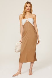 Let's Split Slip Dress by THIRD FORM