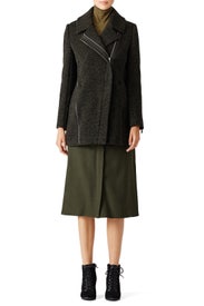 Olive Zoe Coat by Andrew Marc