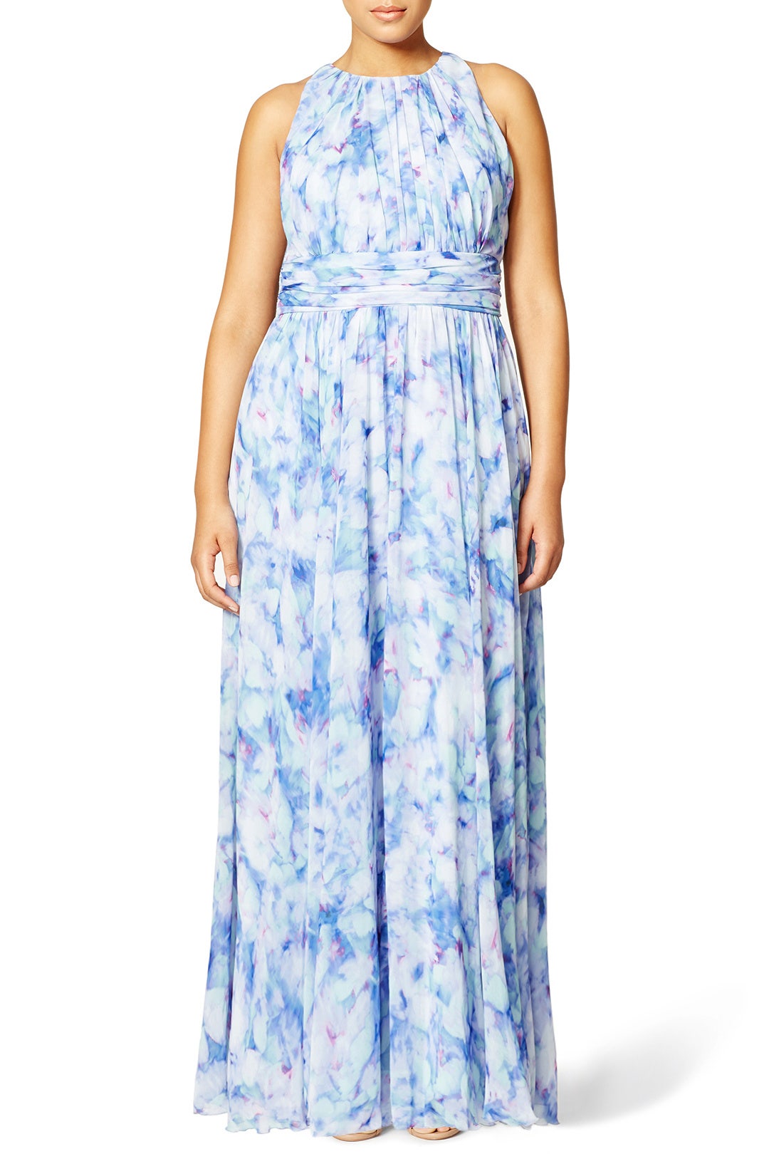 Blue Blur Maxi Dress by Badgley Mischka 0
