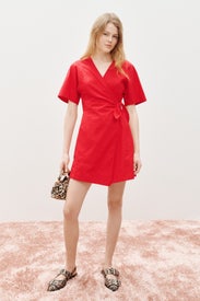 Mini Wrap Dress by GANNI