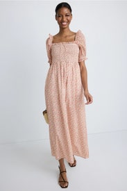 Floral Scarlett Midi Nap Dress by Hill House Home