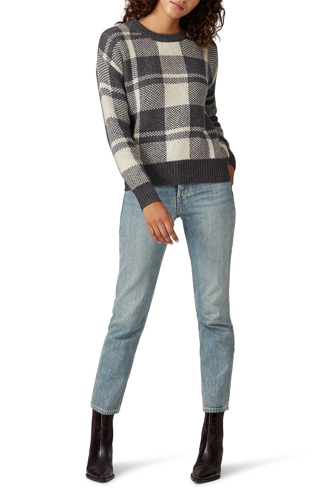 Plaid Avery Sweater by HEARTLOOM 0
