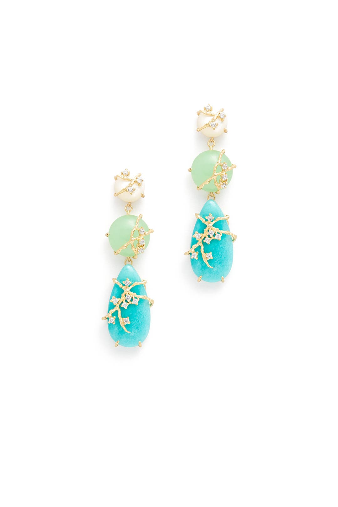 Sea Floor Drop Earrings by Indulgems for 25 Rent the Runway